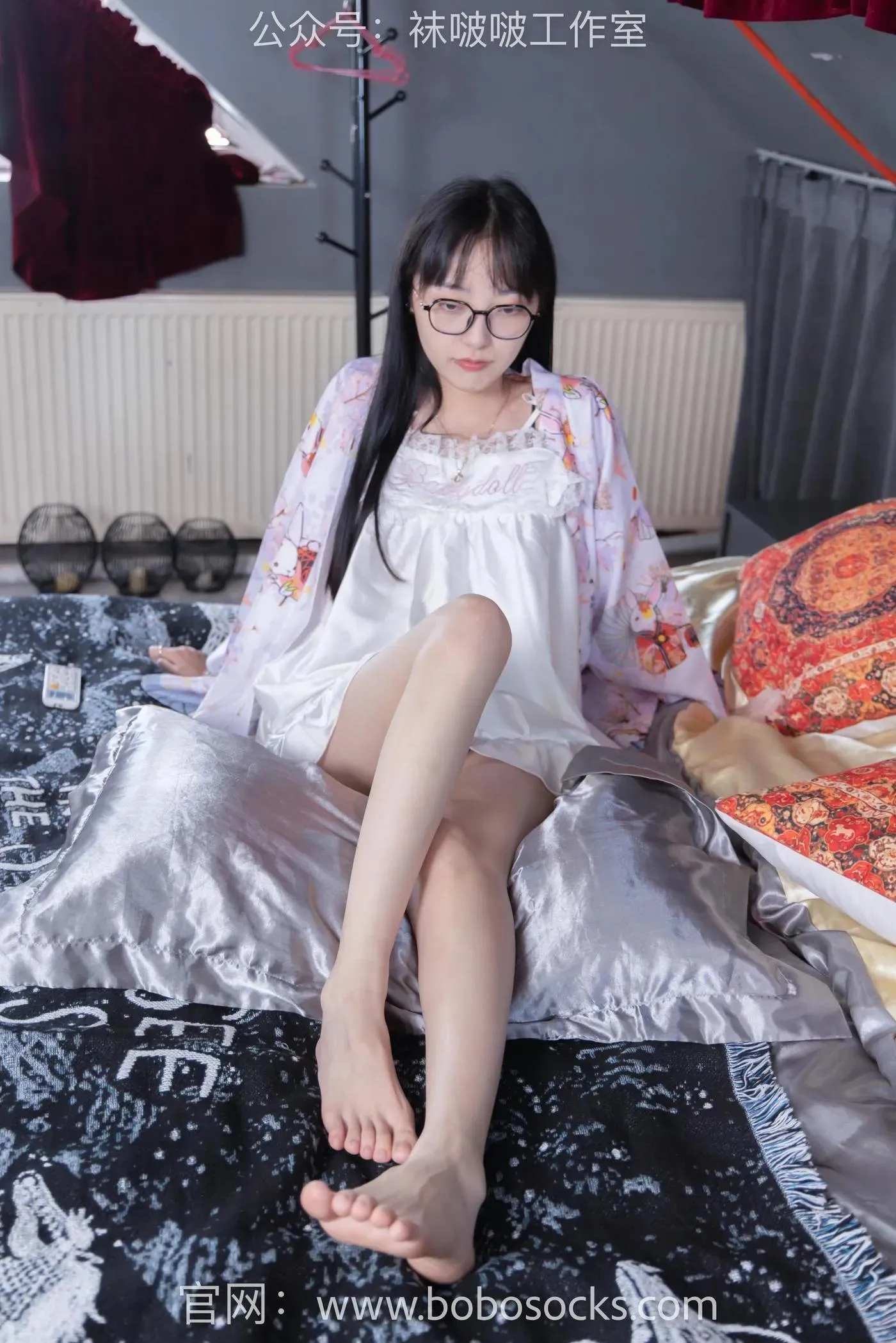 [BoBoSocks袜啵啵]NO.112 稚予-人字拖、肉丝 [140P]插图3